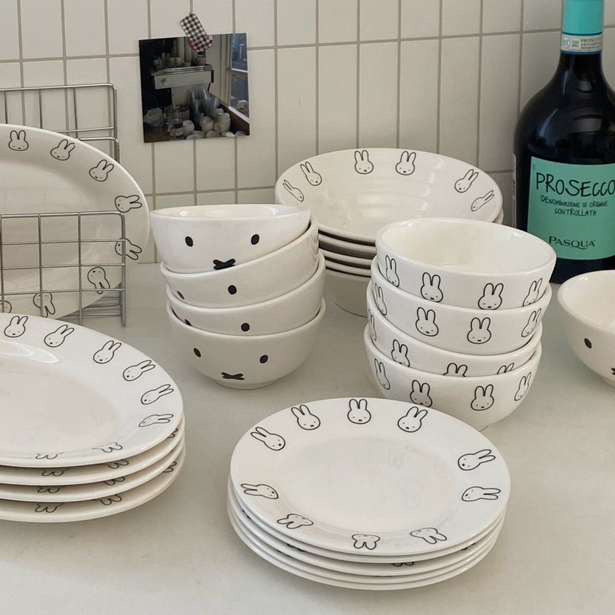 Anime Cute Miffy Simple Cerami - Bamboo Cutlery recension och pris
