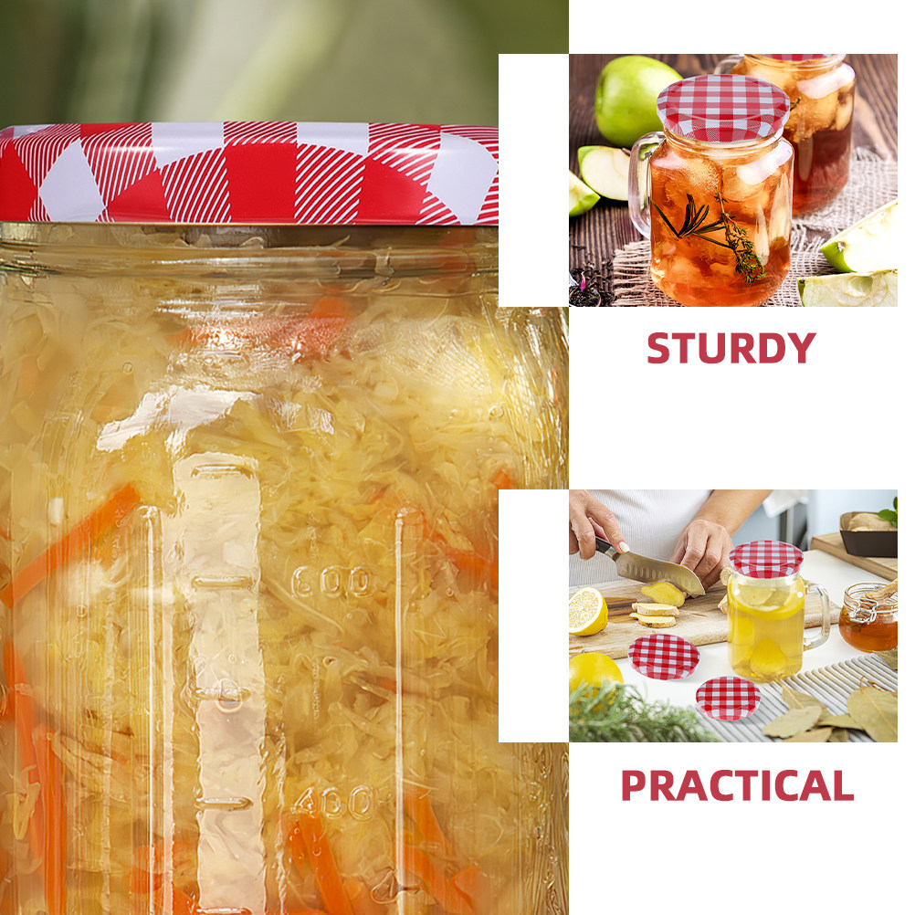 80Pcs Canning Lids Wide Mouth  - Reusable Bottle recension och pris