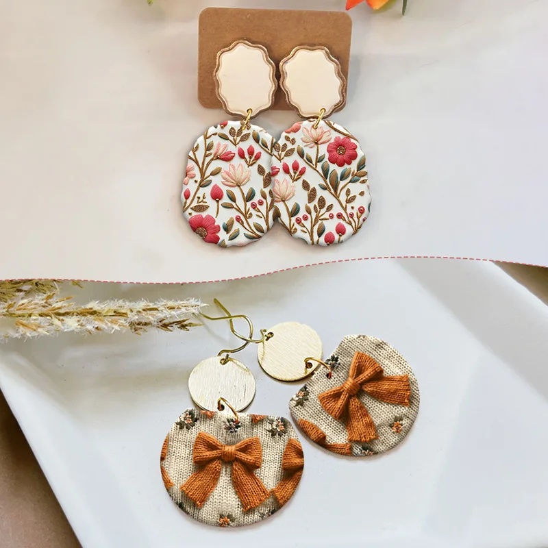 Colorful Blossom Polymer Clay  - Beeswax Wrap recension och pris