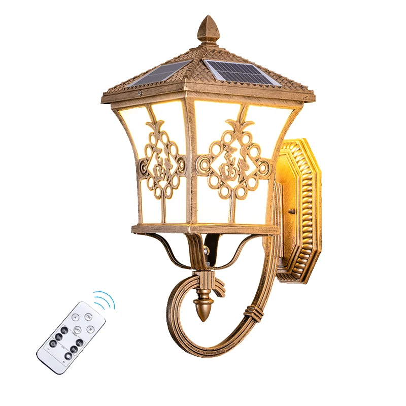 Outdoor European Style Solar P - Solar Garden Light recension och pris