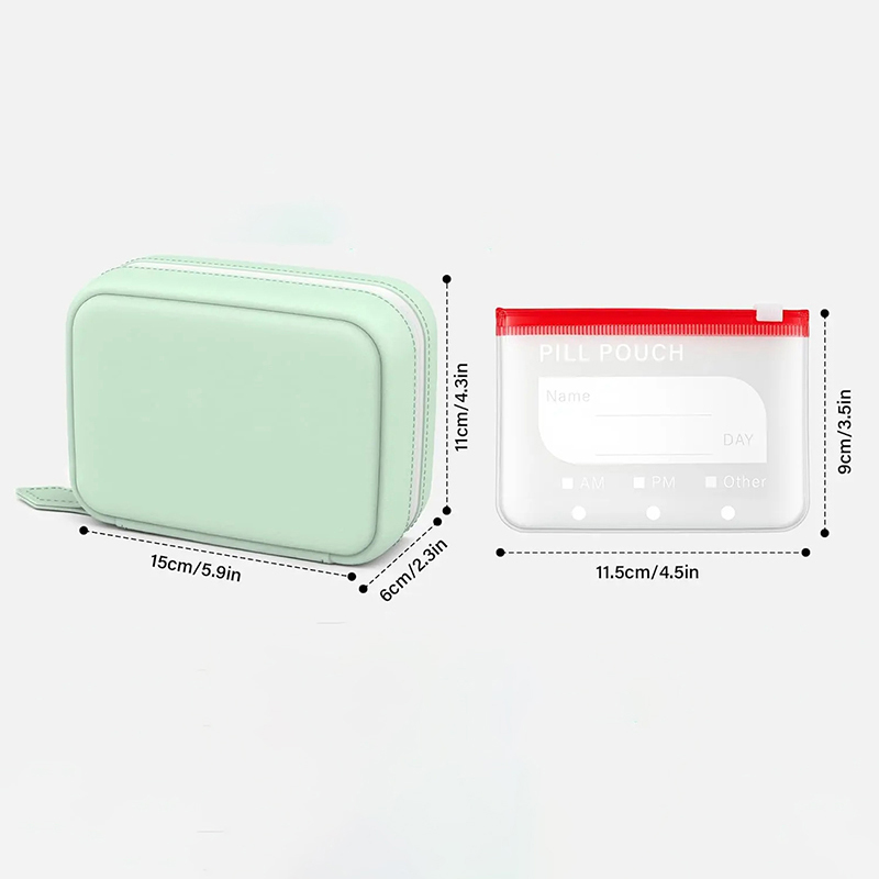 7/14 Pouch Weekly Pill Organiz - Reusable Bag recension och pris